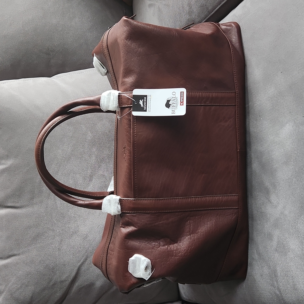 Mancini Brown Carry On Bag